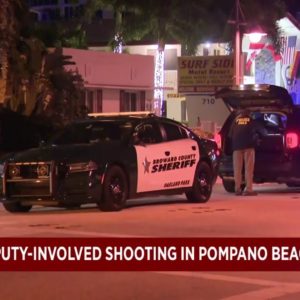 Deputy-involved shooting reported in Pompano Beach