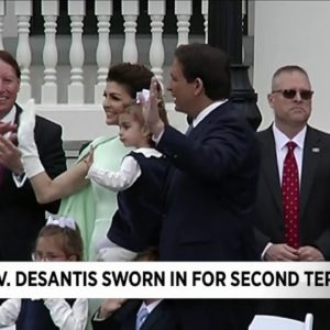 DeSantis sworn in for second term as governor