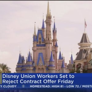 Disney World union workers set to reject contract