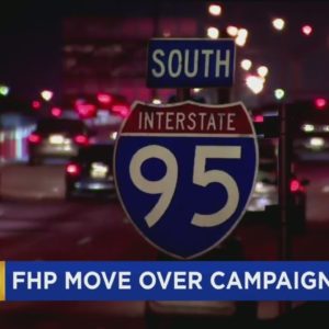 Florida Highway Patrol reminds drivers of "Move Over" law