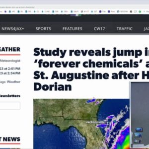 Forever chemicals increase during Hurricane Dorian.mov