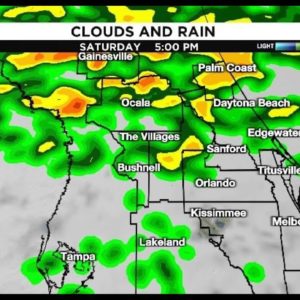Gray and cooler with rain chances returning to Central Florida