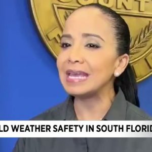 Officials urging South Florida residents to take cold weather precautions
