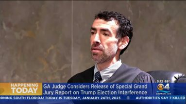 GA Judge Considers Release Of Grand Jury Report In Trump Election Interference Case