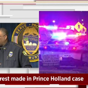 Jacksonville Sheriff's Office announces arrest in Prince Holland murder