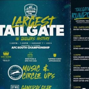 Largest tailgating event in Jags history