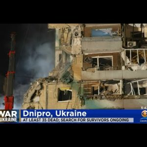 At Least 35 Killed In Russian Missile Strike On Apartment Building In Dnipro, Ukraine
