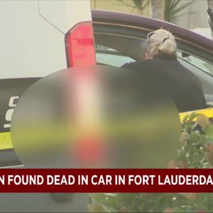 Man found dead inside vehicle in Fort Lauderdale