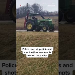 Man leads #police chase with stolen #tractor