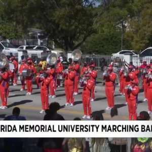 MLK Day parade: Florida Memorial University marching band