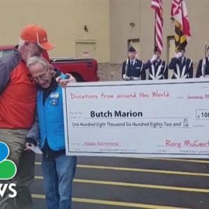 Navy veteran retires after viral TikTok fuels over $100,000 in donations