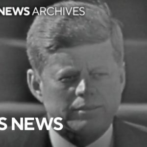 John F. Kennedy delivers one of his most famous lines in 1961 inaugural speech | CBS News Archives