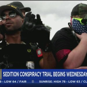 Opening statements Wednesday in trial of former Proud Boys leader Enrique Tarrio, four others