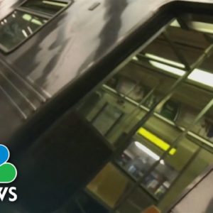 Newly released video shows chaos during NYC subway shooting