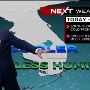 NEXT Weather: Miami + South Florida Forecast - Friday Afternoon 1/6/23