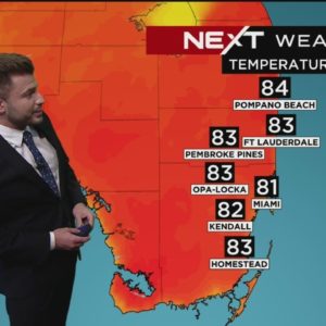 NEXT Weather: Miami + South Florida Forecast - Thursday Afternoon 1/5/23