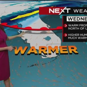NEXT Weather: Miami + South Florida Forecast - Tuesday Afternoon 1/24/23