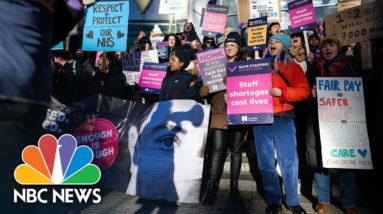 Nurses in England strike over pay and deteriorating NHS