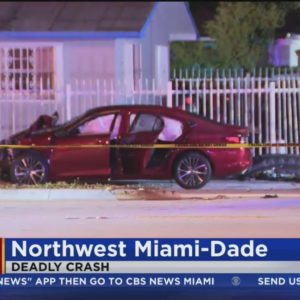 One dead in NW Miami-Dade crash
