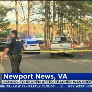 School To Reopen After Teacher Shot By 6yr Old Student In Newport News, VA