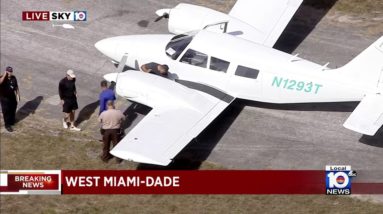 Pilot makes emergency landing in Miami-Dade