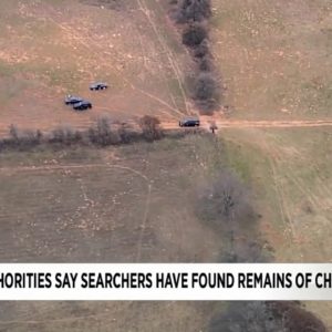 Police say searchers have found remains of child