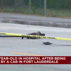 Residents speak out after 14-year-old struck by car in Fort Lauderdale