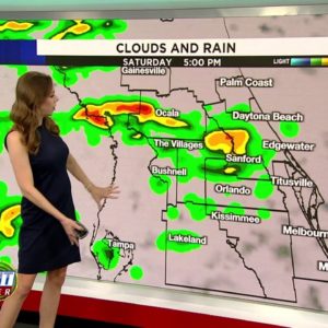 Front moves into Central Florida. Here’s what that means for your weekend