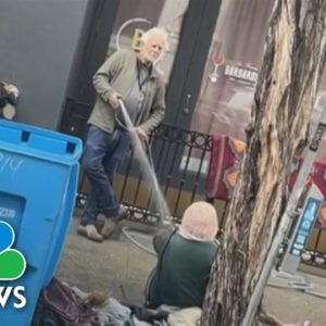 San Francisco man arrested after viral homeless hosing incident