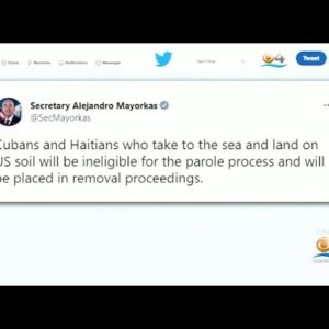 Tweet From Under-Fire DHS Sec. Mayorkas Causes Concern In Cuban And Haitian Immigrant Communities