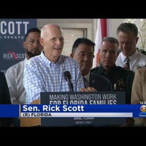 Sen. Rick Scott Announces He Will Seek Reelection At Stop In Doral
