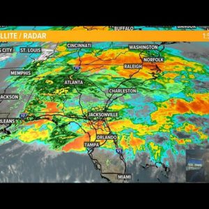 Severe weather threat across the First Coast Sunday