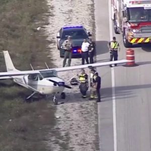 Small plane makes emergency landing on U.S. 27 in Broward