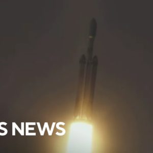 SpaceX Falcon Heavy rocket launches a payload for Space Force