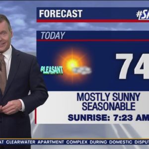 Tampa Bay's Monday morning weather forecast to hurricane