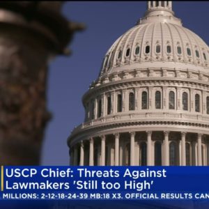 Capitol Police: Threats Against Lawmakers Have Decreased, But "Still Too High"