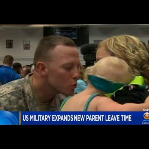 U.S. Military Doubles Leave Time For New Parents