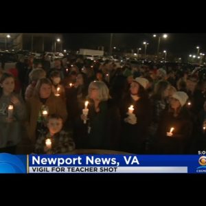 Vigil Held For VA Teacher Shot By 6-Year-Old Student