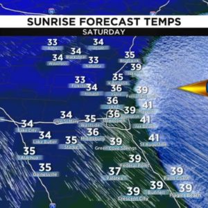 Warm Wednesday and then much colder this weekend