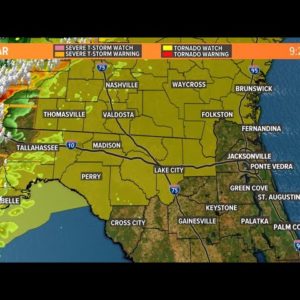 Watch live | Tornado confirmed near Woodbine, Georgia