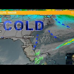 Brisk cool wind to start off the weekend on the First Coast