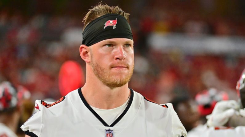 Tampa Bay Buccaneers tight end Kyle Rudolph discusses Tom Brady's retirement, Super Bowl