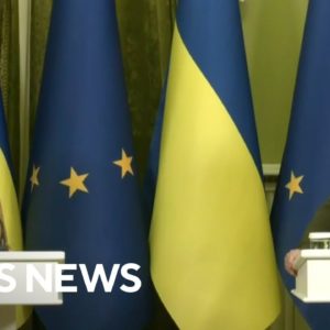 As Ukraine seeks EU membership, nation hosts officials from bloc amid war with Russia