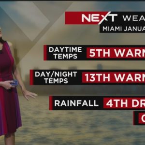 NEXT Weather: Miami + South Florida Forecast - Wednesday Afternoon 2/1/23