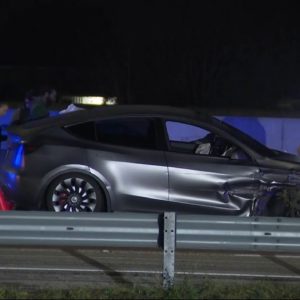 Search on for shooter who targeted Tesla driver on I-95