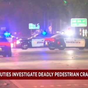 Investigation underway after pedestrian killed in Lauderdale Lakes crash