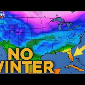 Why is Florida the only warm state during this latest winter blast?