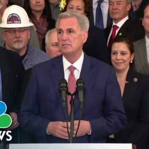 McCarthy celebrates House passing bill with focus on 'lowering energy costs'