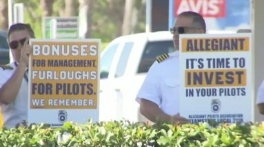 Allegiant Air pilots strike in Central Florida