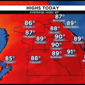 Guess what? Central Florida could break high temperature records again